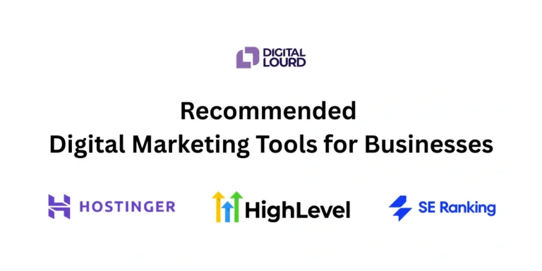 Recommended Digital Marketing Tools