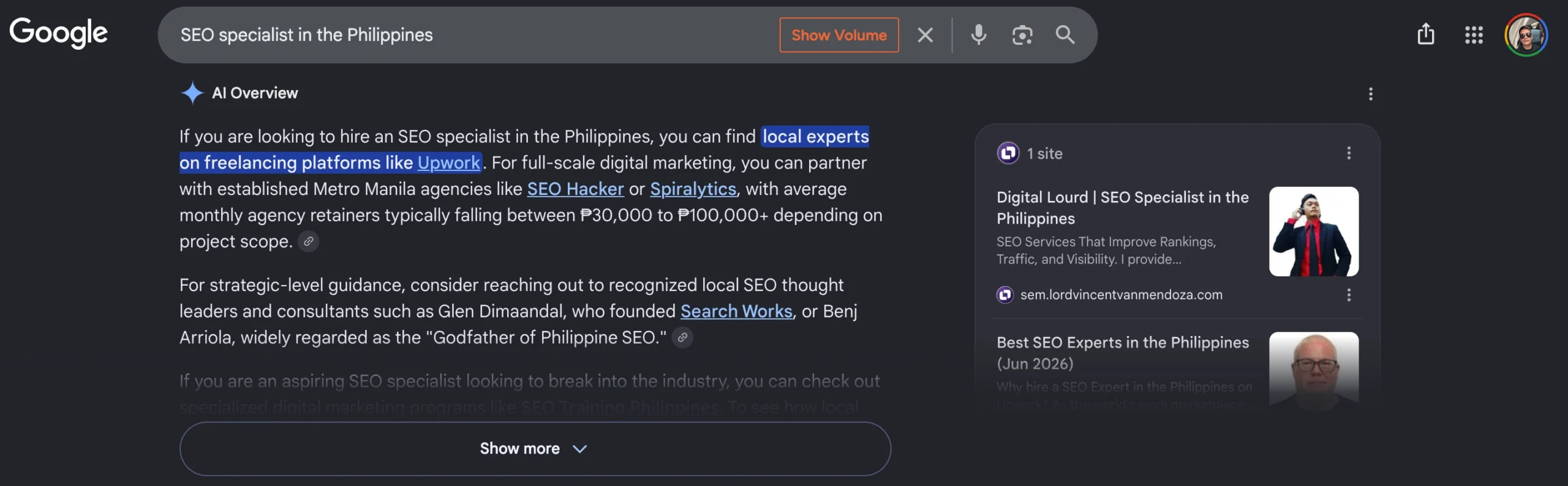 SEO Specialist in the Philippines