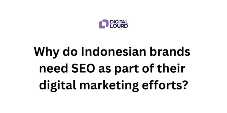 SEO for Indonesian brands